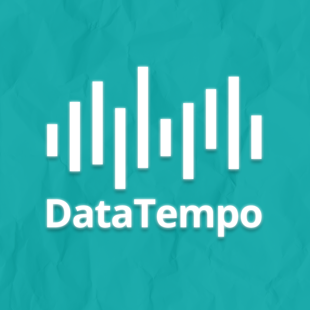 DataTempo logo on teal background